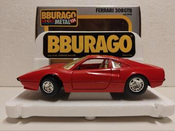 Ferrari 308 GTB rood Bburago metal 1:24 KRD beschikbaar voor biedingen