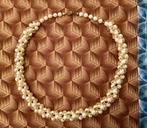 Vintage ketting parelketting met kraaltjes en pailletten, Sieraden, Tassen en Uiterlijk, Kettingen, Verzenden, Zo goed als nieuw