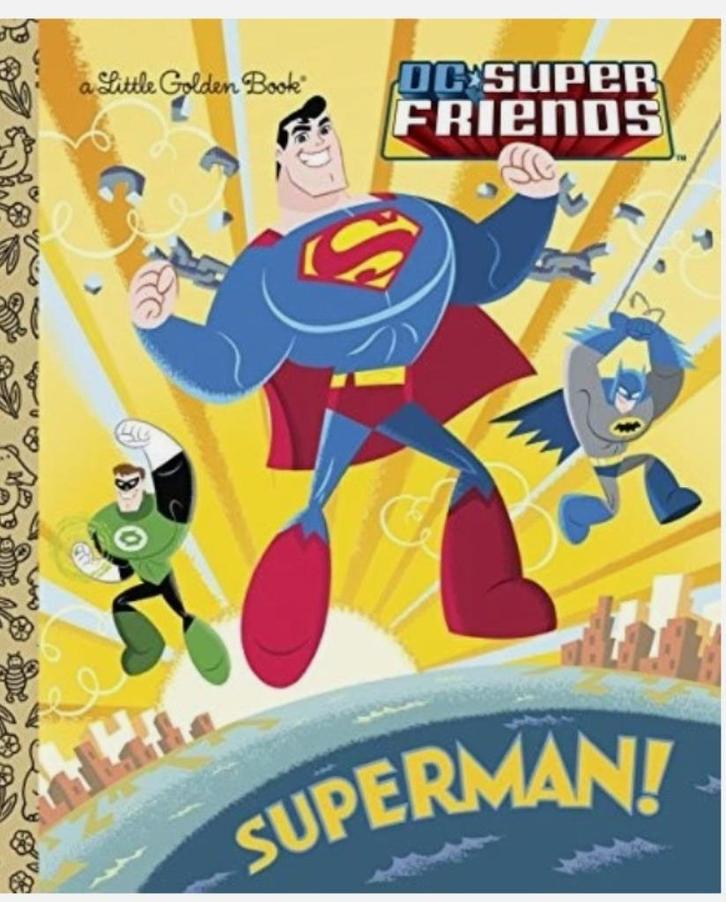 Little Golden Book: DC Super Friends: Superman!, Boeken, Taal | Engels, Zo goed als nieuw, Fictie, Ophalen of Verzenden
