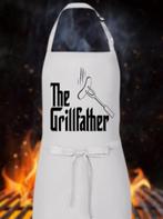 BBQ. gezellige grappige schorten nu bij SH1RTS & SUGAR, Verzenden, Nieuw, Wit, Schort