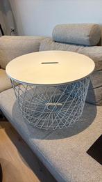 Ikea opbergmand met deksel, Huis en Inrichting, Tafels | Bijzettafels, Minder dan 45 cm, Minder dan 55 cm, Metaal of Aluminium