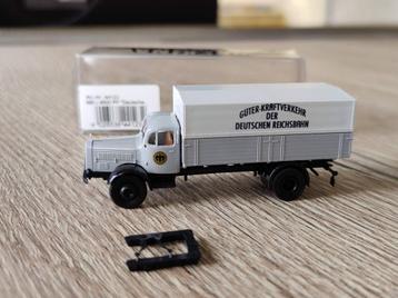 H0 Brekina - MB L 4500 PP Vrachtwagen DR Deutsche Reichsbahn beschikbaar voor biedingen