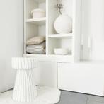 Bijzettafel Dakwa in 2 maten, Huis en Inrichting, 45 tot 60 cm, Minder dan 55 cm, Metaal of Aluminium, Rond