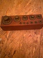 Antieke blok met gewichten, Antiek en Kunst, Verzenden