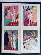 Kees van Dongen houtgravures 1001 nacht, Verzenden