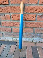 Antieke blauw stalen - houten - koperen pomp €9, Antiek en Kunst, Ophalen of Verzenden