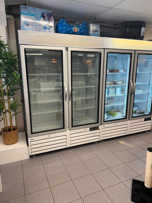 MOET ZSM WEG! 2x Saro Dixell vrieskasten met glasdeuren, Witgoed en Apparatuur, Vriezers en Diepvrieskisten, Gebruikt, Vrijstaand