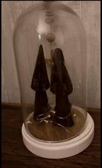 Jezus en Maria in stolpje met led verlichting, Antiek en Kunst, Ophalen of Verzenden