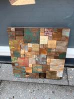 Houten muur element / schilderij, Huis en Inrichting, Woonaccessoires | Lijsten, Ophalen of Verzenden, Hout, Minder dan 50 cm