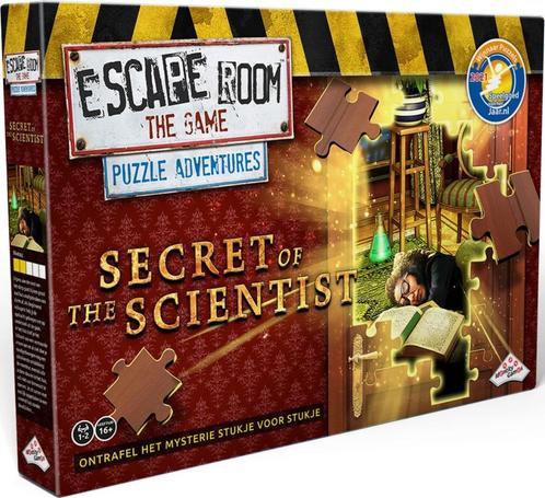 Escape Room The Game - Secret of the Scientist, Hobby en Vrije tijd, Gezelschapsspellen | Bordspellen, Nieuw, Een of twee spelers