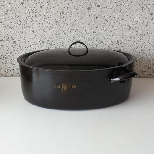 Vintage WMF Silit ovale ijzeren pan jaren 40-50, Antiek en Kunst, Antiek | Woonaccessoires, Ophalen of Verzenden