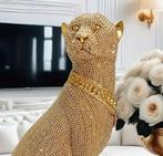 zittende panter beeld goud, Ophalen of Verzenden, Nieuw, Dier