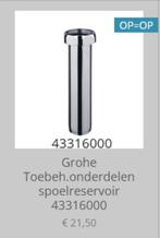 Grohe Toebeh.onderdelen spoelreservoir 43316000, Ophalen of Verzenden, Nieuw, Toilet