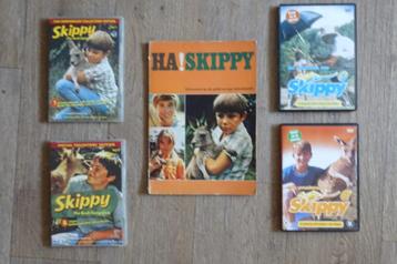 4 DVD's en een Boek over SKIPPY beschikbaar voor biedingen