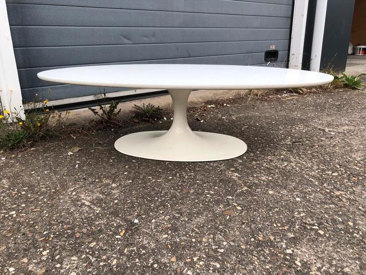 Arkana salontafel vintage retro space age tulp voet €425, Verzamelen, Retro, Huis en Inrichting, Ophalen of Verzenden