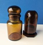 Bruin glas/kruidenpotje laboratorium fles, Ophalen of Verzenden, Gebruikt