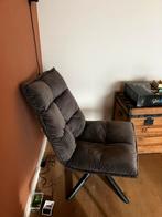 Grijze fauteuil met zachte bekleding, Gebruikt, Ophalen of Verzenden, Eén, Stof