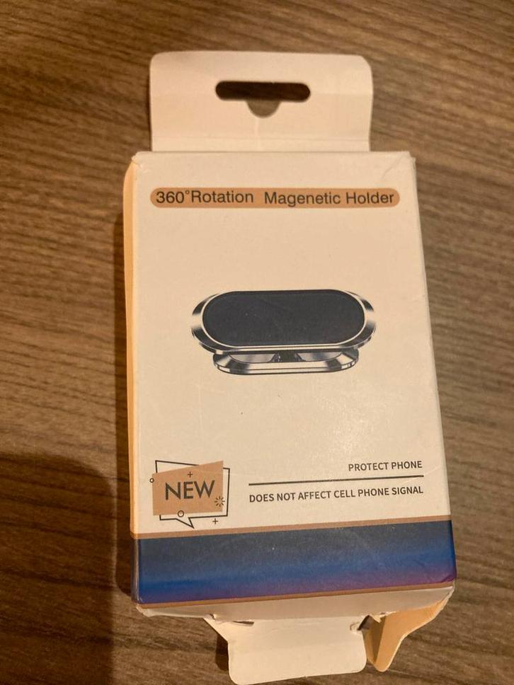 360 Roterende Magnetische Telefoonhouder - Nieuw in Verpakk, Telecommunicatie, Telefoonhouders, Nieuw, Auto, Ophalen of Verzenden