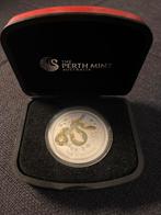 Lunar II year of the snake 2013, gekleurd World Money Fair!, Ophalen of Verzenden, Losse munt, Zilver