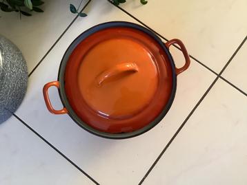 Vintage emaille jus/ sudderpan beschikbaar voor biedingen