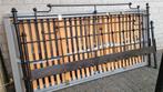 Degelijk smeedijzeren bed met bodems, Ophalen, Tweepersoons, Zo goed als nieuw, 180 cm