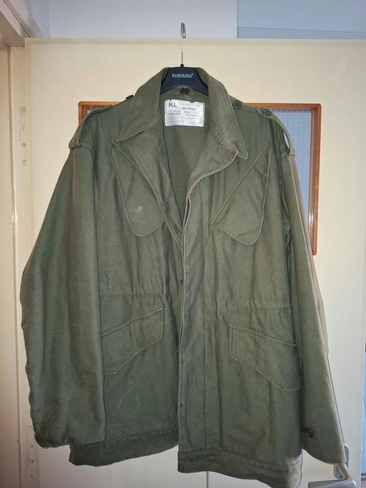 Vintage KL Seyntex Jas - Maat M, Kleding | Heren, Jassen | Zomer, Gedragen, Maat 48/50 (M), Groen, Ophalen of Verzenden