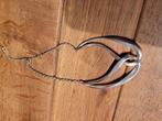 ketting, Verstelbaar, Ophalen of Verzenden, Zo goed als nieuw, Zilver