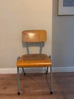 Schoolstoel vintage, Huis en Inrichting, Stoelen, Ophalen, Zo goed als nieuw, Eén