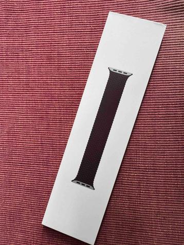 Org. Apple Watch braided solo loop 45 mm Dark Cherry size 12 beschikbaar voor biedingen