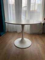 IKEA DOCKSTA, Huis en Inrichting, Tafels | Eettafels, 100 tot 150 cm, Rond, Zo goed als nieuw, Vier personen