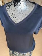 REPEAT als NIEUW zijde top / t shirt met diepe V hals mt36, Ophalen of Verzenden, Zo goed als nieuw, Maat 36 (S)