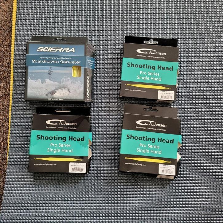 4x Nieuwe en zgan A.Jensen Pro series+ Vector I, Watersport en Boten, Hengelsport | Vliegvissen, Nieuw, Overige typen, Ophalen of Verzenden