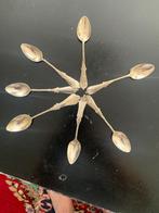 6 zilveren biedemeijer lepeltjes, Antiek en Kunst, Antiek | Goud en Zilver, Ophalen of Verzenden, Zilver