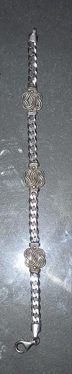 Zilveren Surinaamse Mattenklopper Armband Sterling zilver ¤, Ophalen of Verzenden, Zo goed als nieuw, Zilver, Zilver