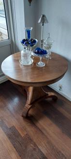 Antieke Ronde Tafel - 85cm, Huis en Inrichting, Tafels | Eettafels, Ophalen