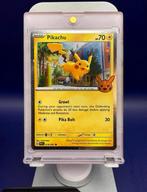 Pikachu kaart (018/091)  holo, Hobby en Vrije tijd, Verzamelkaartspellen | Pokémon, Ophalen of Verzenden, Zo goed als nieuw, Losse kaart