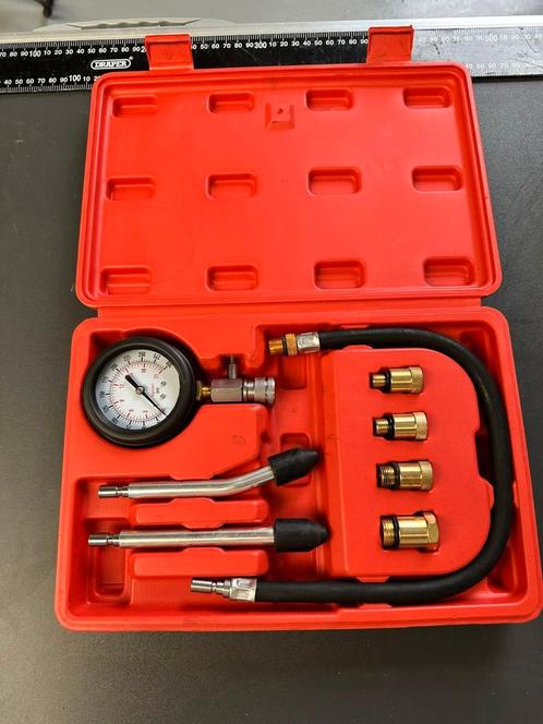 Compressietester Set - Gebruikt, Auto diversen, Autogereedschap, Gebruikt, Ophalen