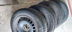 Winterbanden op velg Volvo V70 (225/55 R16), Auto-onderdelen, Banden en Velgen, Ophalen, Gebruikt, 16 inch, Banden en Velgen