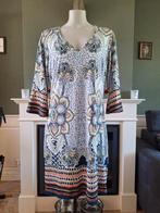 K-Design K design blauwe crème oranje jurk L gratis verz, Kleding | Dames, Jurken, K-design, Maat 42/44 (L), Zo goed als nieuw