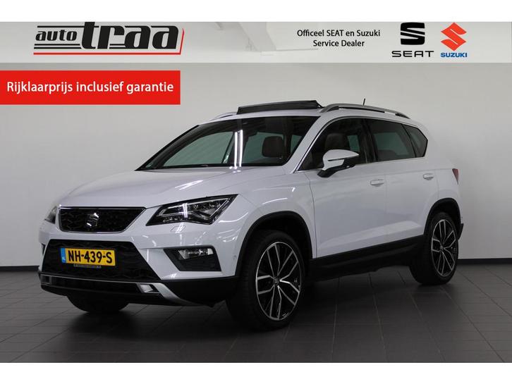 SEAT Ateca 2.0 TDI Xcellence 4DRIVE DSG Automaat / Pano / St, Auto's, Seat, Bedrijf, Te koop, Ateca, 360° camera, 4x4, ABS, Achteruitrijcamera