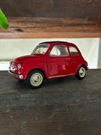 Fiat 500 – schaal 1:16 – rood – van Bburago, Ophalen of Verzenden, Nieuw, Auto