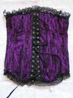 corset maat S-M nr GG 293, Verzenden, Paars, Body of Korset