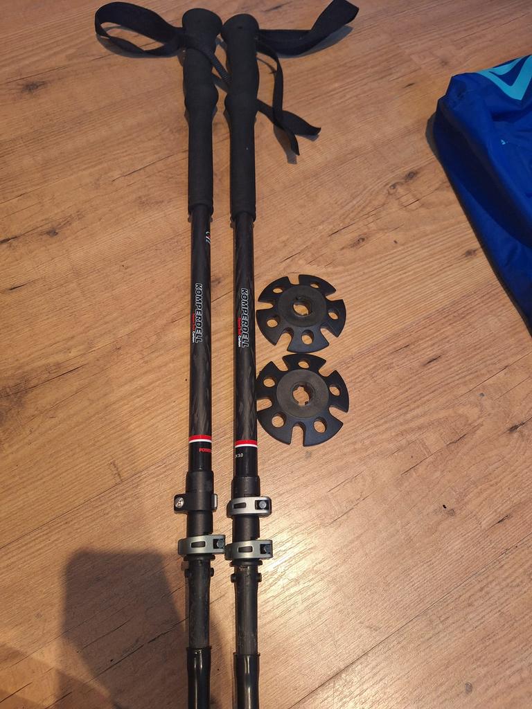 Trekkingstokken Komperdell, Ophalen of Verzenden, Verstelbaar, Zo goed als nieuw