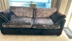 Crushed velvet bankstel met love Seat en Hooker, Ophalen of Verzenden, Zo goed als nieuw