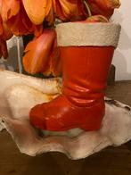 Oude, vintage kerstman laars, karton, papier mache?, Ophalen of Verzenden, Zo goed als nieuw