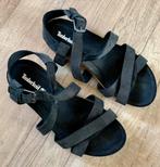 Timberland, zwart leren sandalen mt 40., Zwart, Zo goed als nieuw, Timberland, Sandalen of Muiltjes