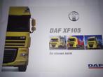 7x DAF XF 105 Super Space Cab folders brochures Nederland+GB, Boeken, Ophalen of Verzenden, Zo goed als nieuw, Overige merken