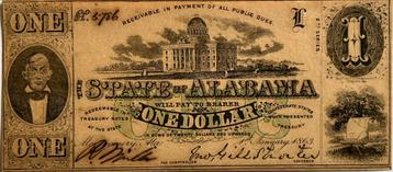 Alabama schitterende dollar1863 beschikbaar voor biedingen