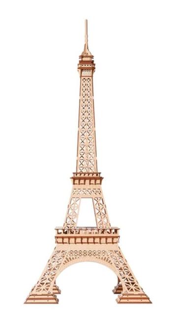 Robotime, 3D Houten Puzzel Eiffeltoren PLUS, TGC02 beschikbaar voor biedingen