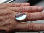 2058/ verzilverde mystic topaas ringen(meerdere foto's), Nieuw, Ophalen of Verzenden, Met edelsteen, Dame